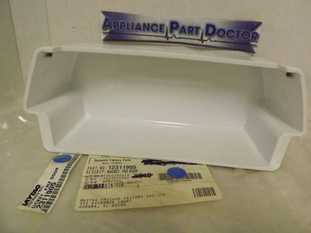 MAYTAG AMANA REFRIGERATOR 12311905 FREEZER DOOR BIN NEW MAYTAG AMANA REFRIGERATOR 12311905 FREEZER DOOR BIN NEW